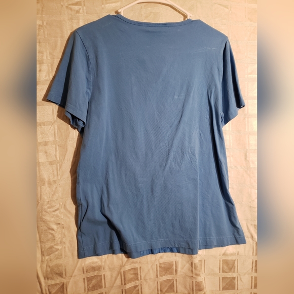 Blue Liz Claiborne Blouse Shirt - Picture 2 of 3